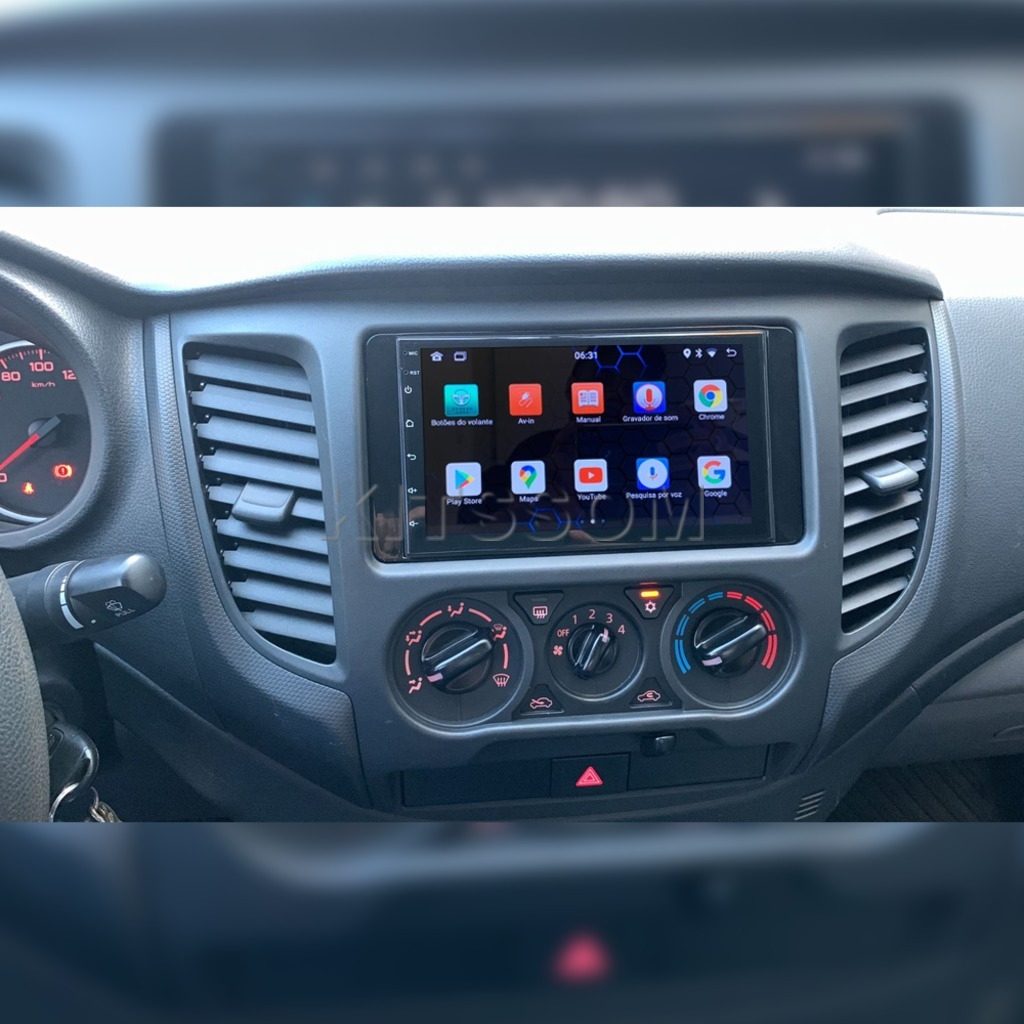 Multimídia L200 2019 2020 2021 2022 2023 V2 Carplay 7"-V2 CAR AUDIO-Kitssom
