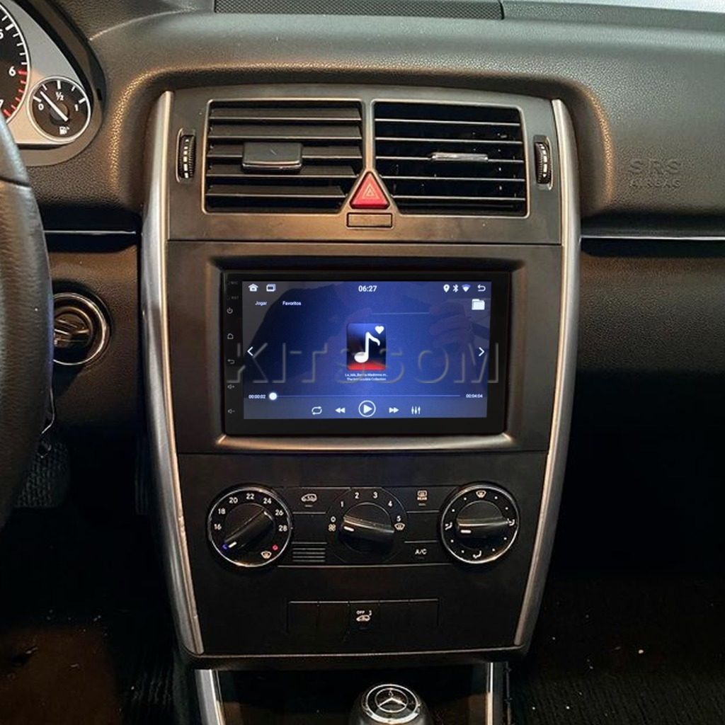 Multimídia Mercedes A180 A200 2010 2011 2012 2013 V2 Carplay 7" 2006 2007 2008 2009-V2 CAR AUDIO-Kitssom