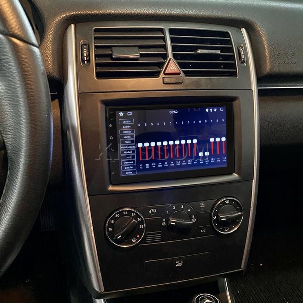 Multimídia Mercedes A180 A200 2010 2011 2012 2013 V2 Carplay 7" 2006 2007 2008 2009-V2 CAR AUDIO-Kitssom