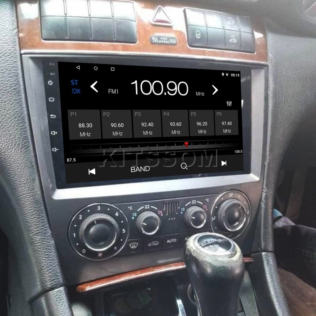 Multimídia Mercedes Benz CLC Class 2010 2011 2012 V2 Carplay 9" 2006 2007 2008 2009-V2 CAR AUDIO-Kitssom
