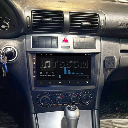Multimídia Mercedes Benz CLC Class 2010 2011 2012 V2 Carplay 9" 2006 2007 2008 2009-V2 CAR AUDIO-Kitssom