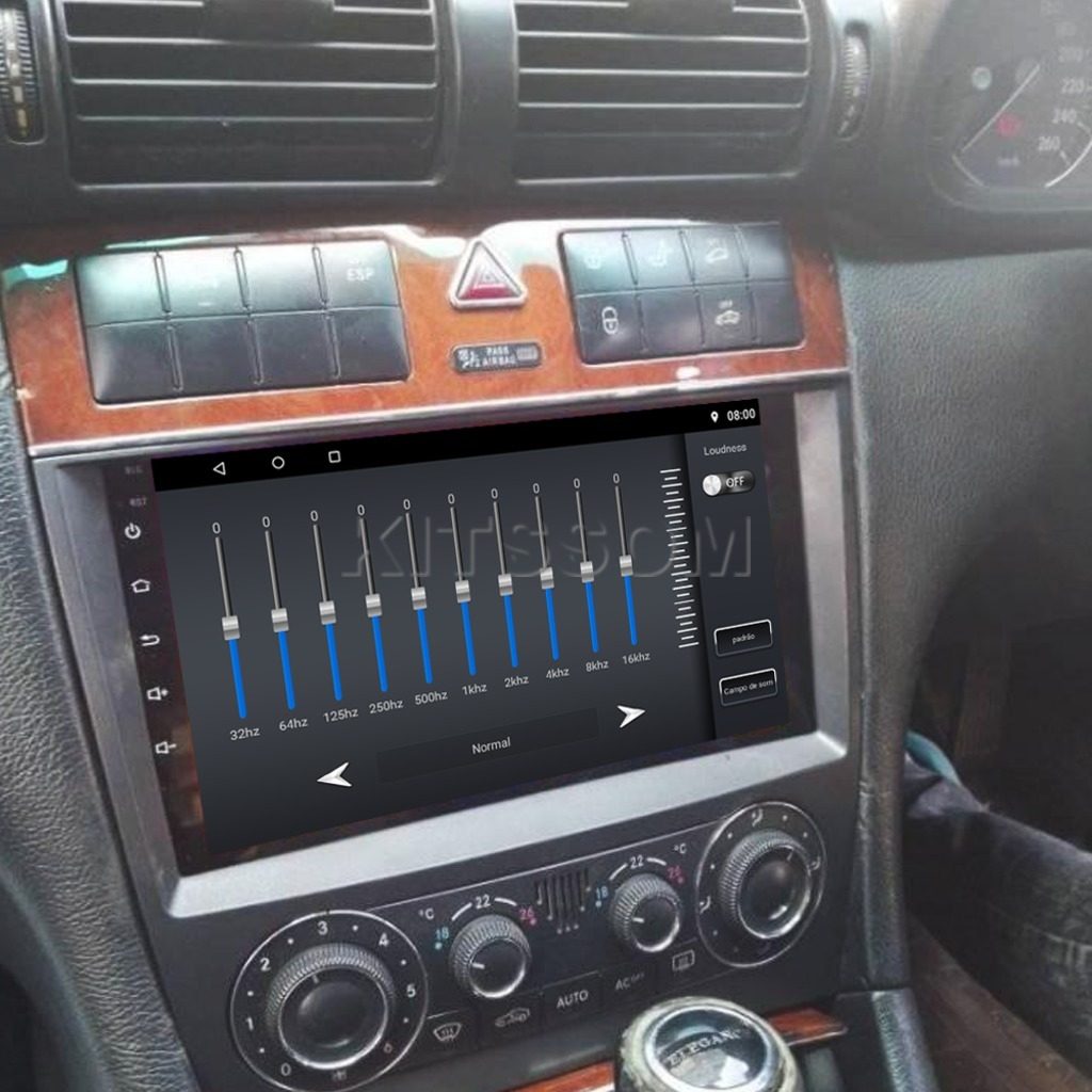Multimídia Mercedes Benz CLC Class 2010 2011 2012 V2 Carplay 9" 2006 2007 2008 2009-V2 CAR AUDIO-Kitssom