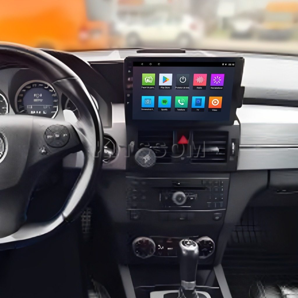 Multimídia Mercedes Benz GLK 2009 2010 2011 2012 V2 Carplay 9"-V2 CAR AUDIO-Kitssom