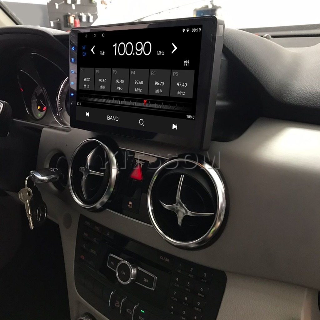 Multimídia Mercedes Benz GLK 2012 2013 2014 2015 V2 Carplay 9"-V2 CAR AUDIO-Kitssom