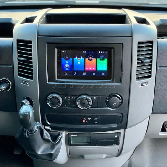 Multimídia Mercedes Benz Sprinter 2018 2019 2020 V2 Carplay 7" 2011 2012 2013 2014 2015 2016 2017-V2 CAR AUDIO-Kitssom