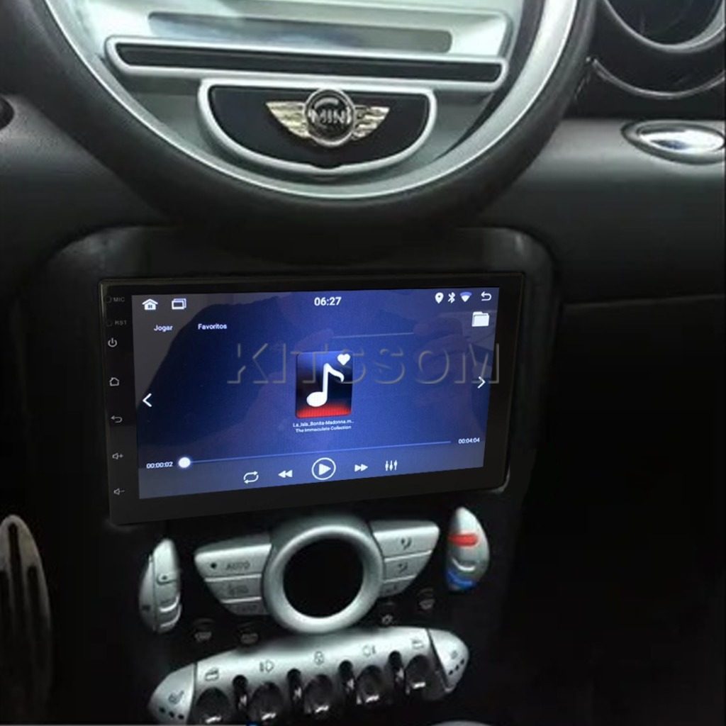 Multimídia Mini Cooper 2010 2011 2012 2013 2014 V2 Carplay 7" 2009-V2 CAR AUDIO-Kitssom