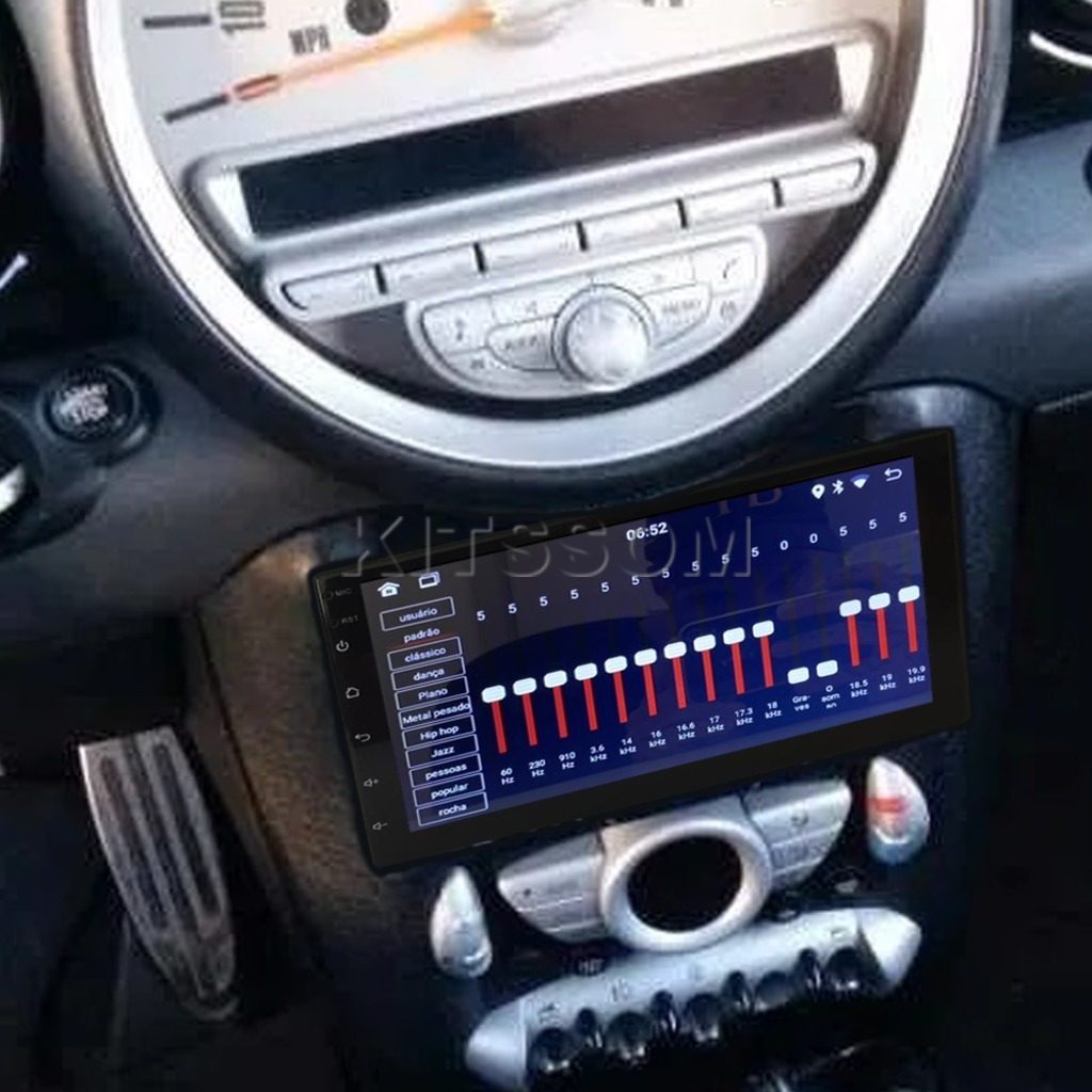 Multimídia Mini Cooper 2010 2011 2012 2013 2014 V2 Carplay 7" 2009-V2 CAR AUDIO-Kitssom
