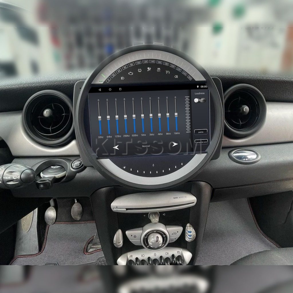 Multimídia Mini Cooper R56 2010 2011 2012 2013 V2 Carplay 9" 2006 2007 2008 2009-V2 CAR AUDIO-Kitssom
