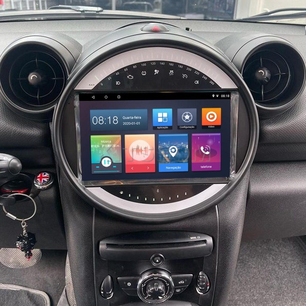 Multimídia Mini Cooper R60 2013 2014 2015 2016 V2 Carplay 9