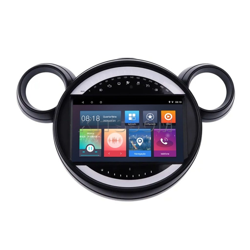Multimídia Mini Cooper R60 2013 2014 2015 2016 V2 Carplay 9