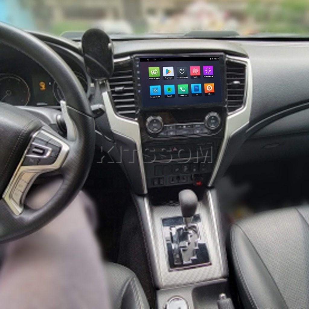 Multimídia L200 Triton Sport 2022 2023 2024 V2 Carplay 9"-V2 CAR AUDIO-Kitssom