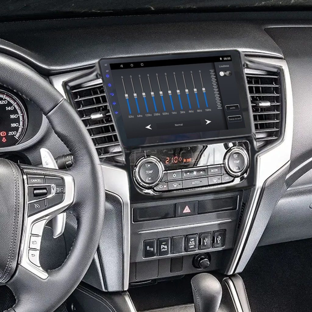 Multimídia L200 Triton Sport 2022 2023 2024 V2 Carplay 9"-V2 CAR AUDIO-Kitssom