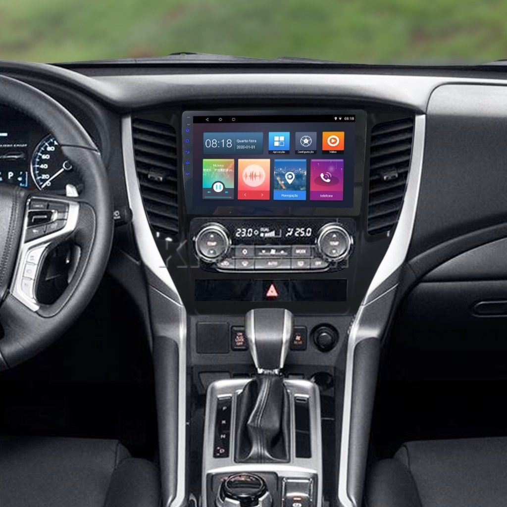 Multimídia Pajero Sport 2016 2017 2018 2019 2020 V2 Carplay 9"-V2 CAR AUDIO-Kitssom