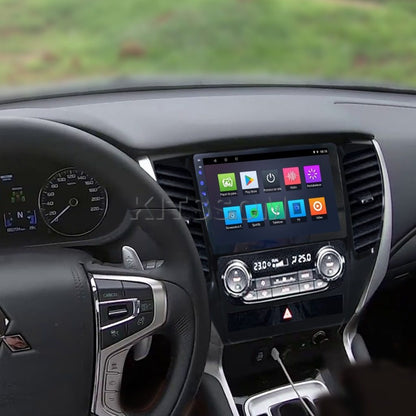 Multimídia Pajero Sport 2016 2017 2018 2019 2020 V2 Carplay 9"-V2 CAR AUDIO-Kitssom