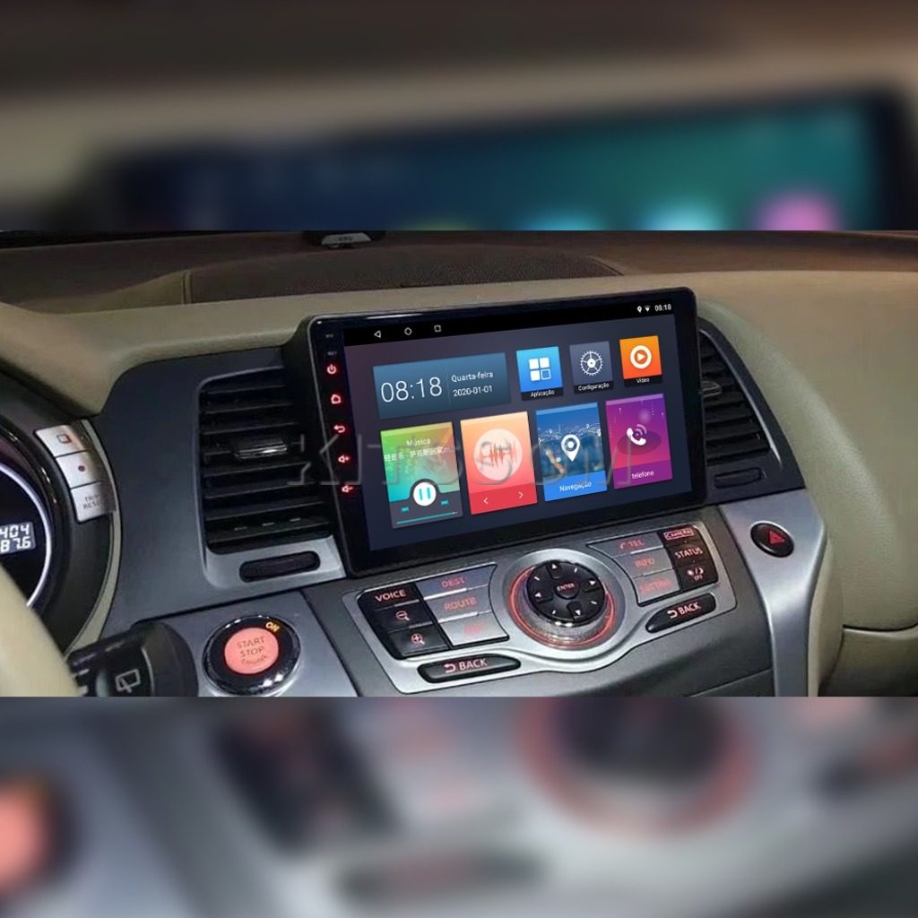 Multimídia Murano 2010 2011 2012 2013 2014 2015 V2 Carplay 9" Nissan-V2 CAR AUDIO-Kitssom