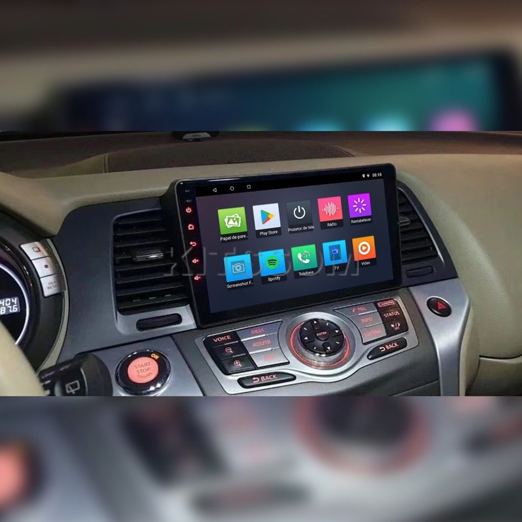 Multimídia Murano 2010 2011 2012 2013 2014 2015 V2 Carplay 9" Nissan-V2 CAR AUDIO-Kitssom