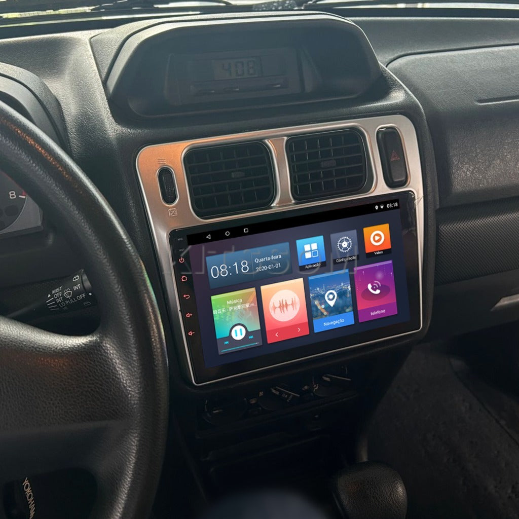 Multimídia Pajero TR4 2011 2012 2013 2014 2015 V2 Carplay 9" 2009 2010-V2 CAR AUDIO-Kitssom
