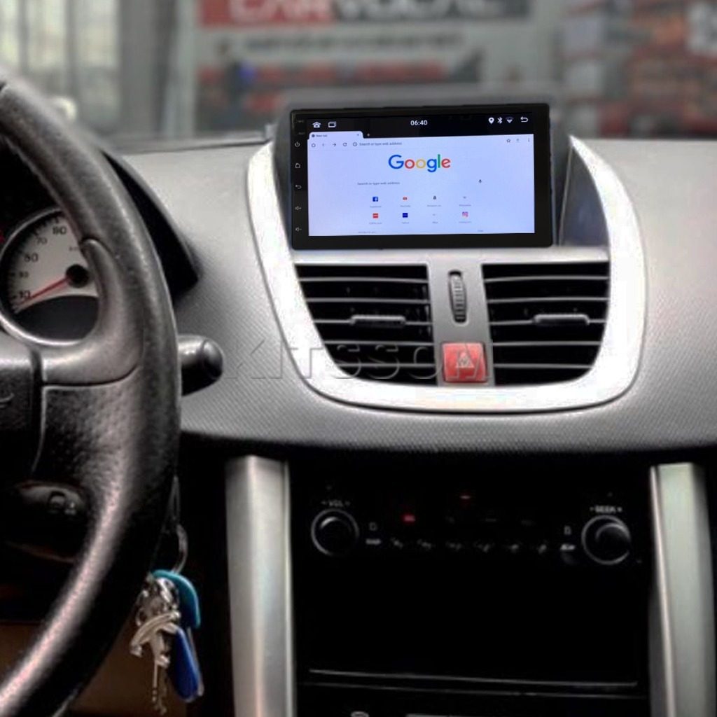 Multimídia Peugeot 207 2010 2011 2012 2013 2014 V2 Carplay 7" 2007 2008 2009-V2 CAR AUDIO-Kitssom