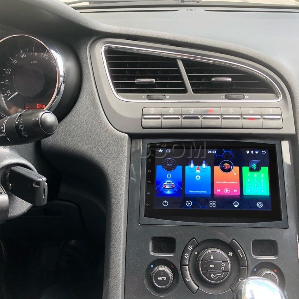 Multimídia Peugeot 3008 2013 2014 2015 2016 2017 V2 Carplay 7" 2011 2012-V2 CAR AUDIO-Kitssom