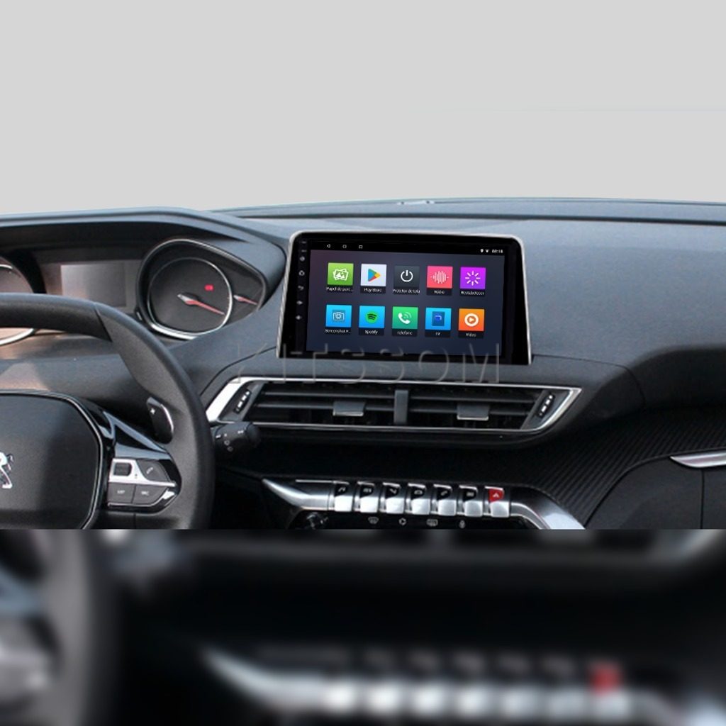 Multimídia Peugeot 3008 4008 5008 2020 2021 2022 V2 Carplay 9" 2018 2019-V2 CAR AUDIO-Kitssom