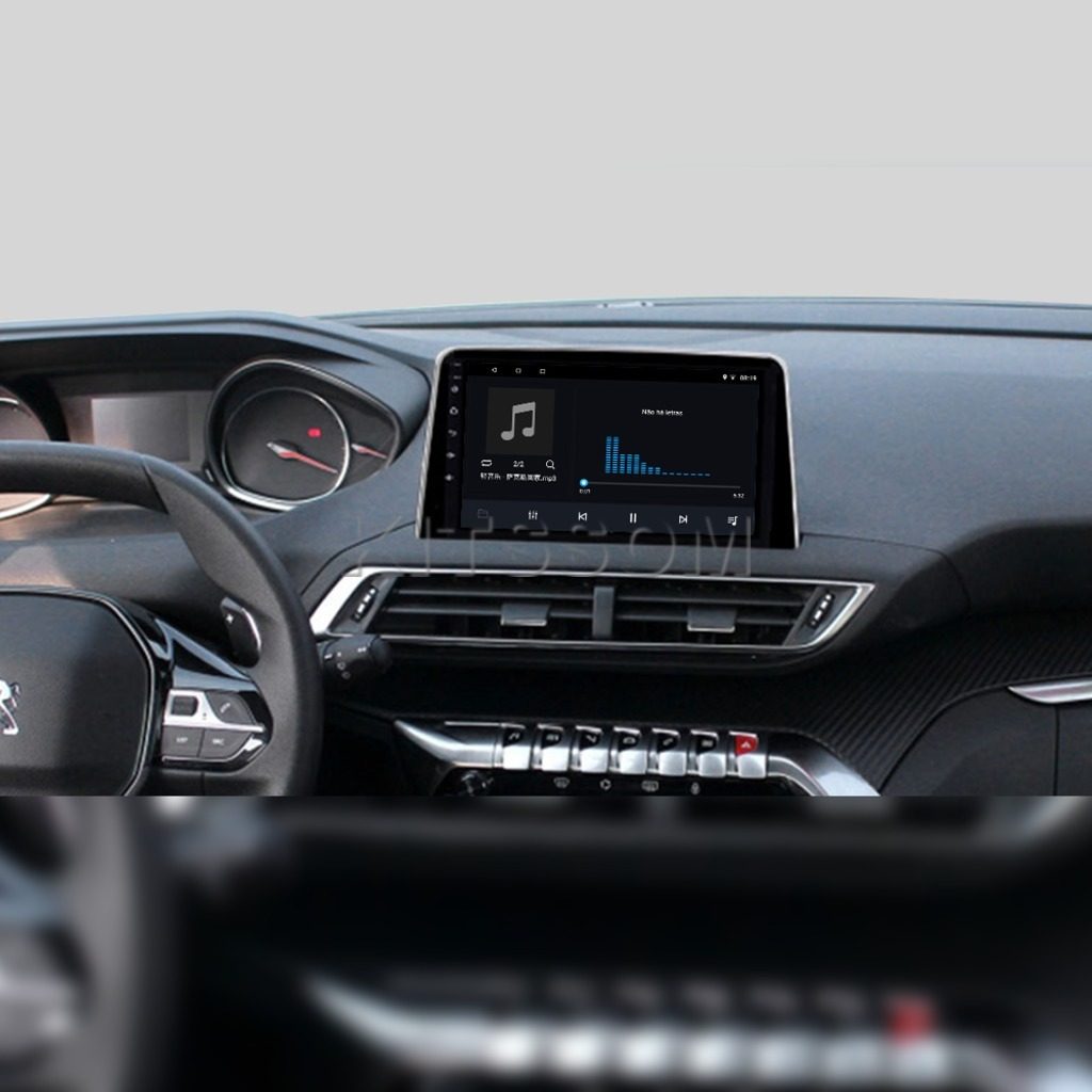 Multimídia Peugeot 3008 4008 5008 2020 2021 2022 V2 Carplay 9" 2018 2019-V2 CAR AUDIO-Kitssom