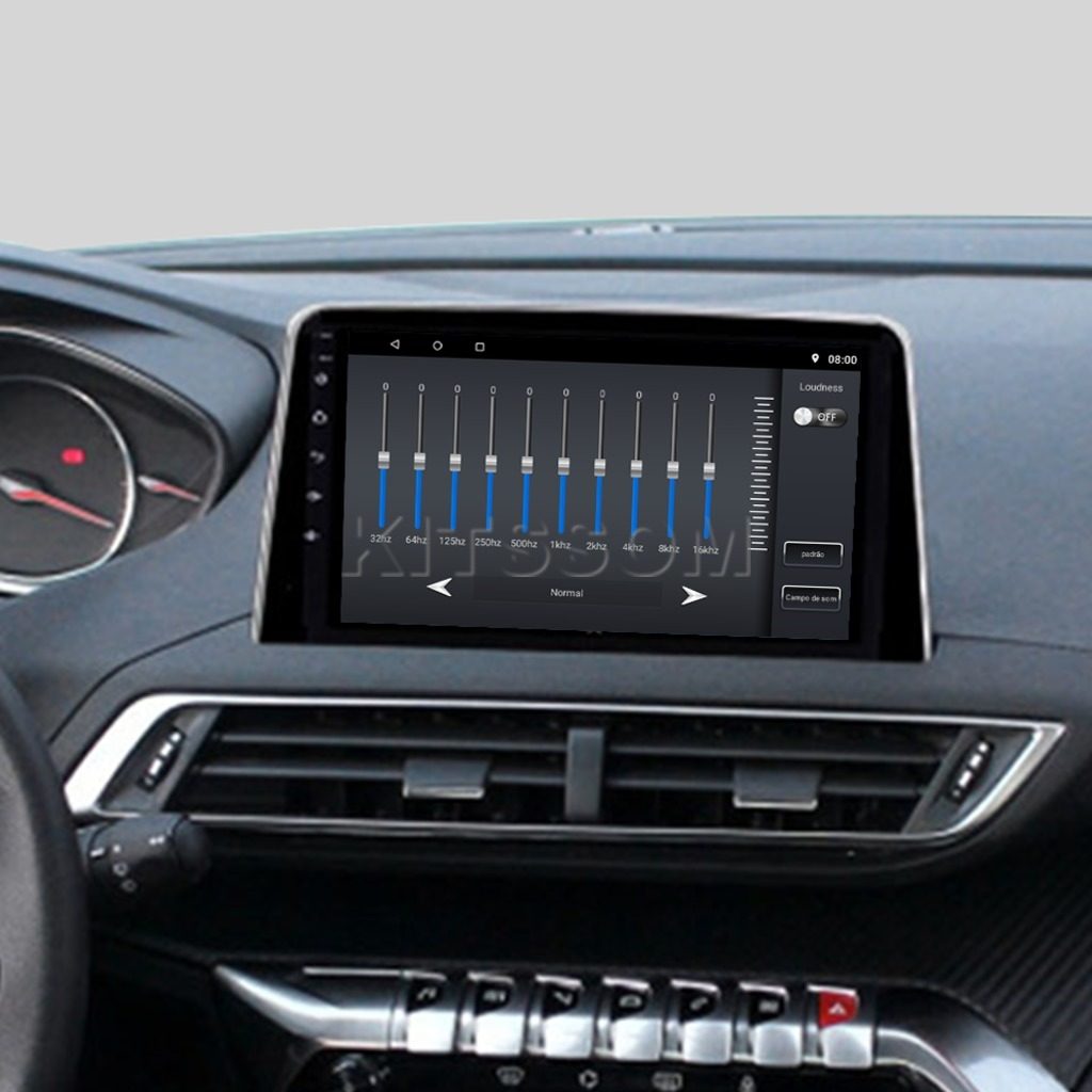 Multimídia Peugeot 3008 4008 5008 2020 2021 2022 V2 Carplay 9" 2018 2019-V2 CAR AUDIO-Kitssom