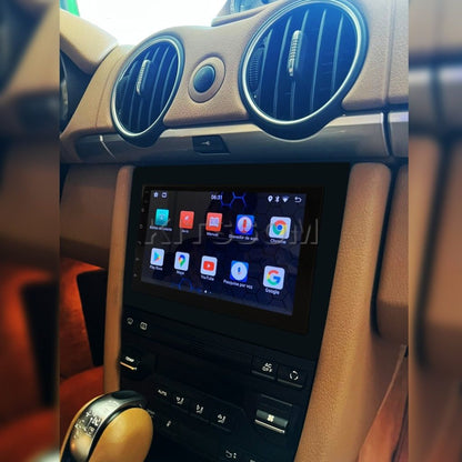 Multimídia Porsche 911 Boxster Cayman 2004 2005 2006 2007 2008 - V2 Carplay 7" Preto-V2 CAR AUDIO-Kitssom