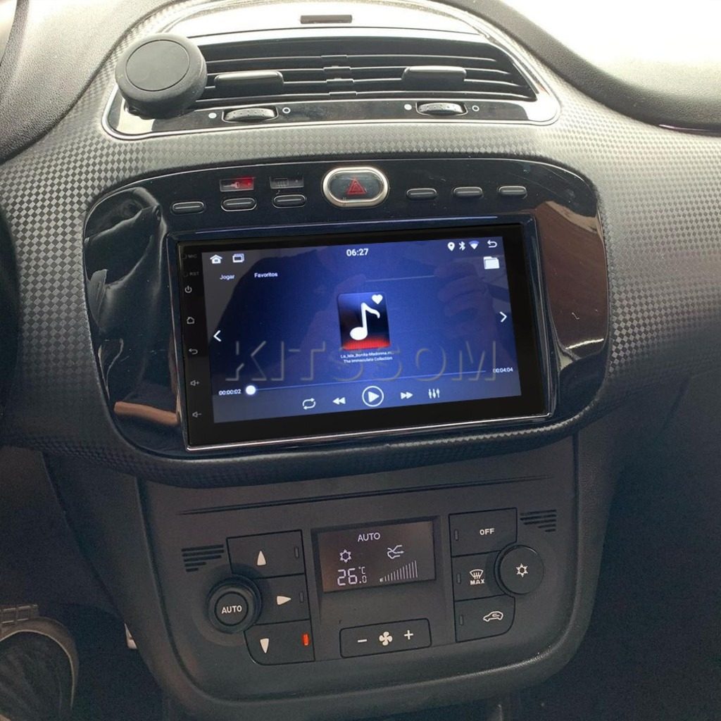 Multimídia Punto Linea 2015 2016 2017 2018 2019 V2 Carplay 7" 2013 2014-V2 CAR AUDIO-Kitssom