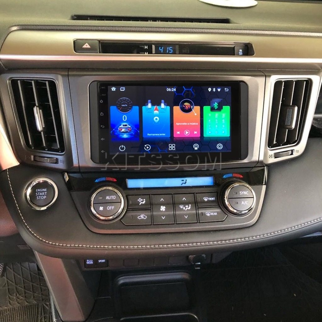 Multimídia RAV4 2013 2014 2015 2016 2017 2018 V2 Carplay 7"-V2 CAR AUDIO-Kitssom