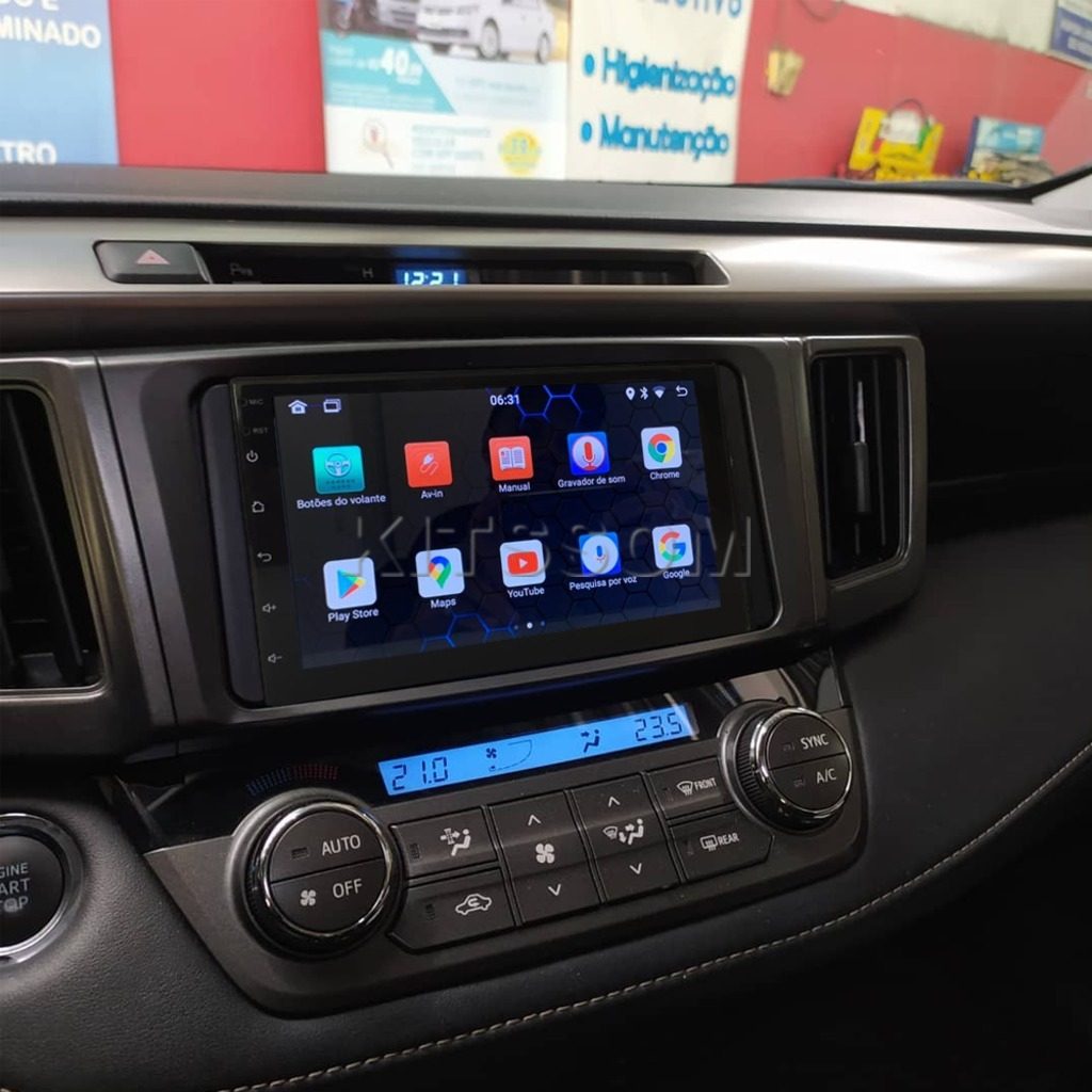 Multimídia RAV4 2013 2014 2015 2016 2017 2018 V2 Carplay 7"-V2 CAR AUDIO-Kitssom