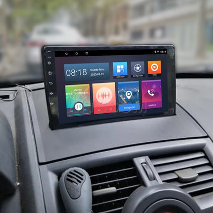 Multimídia Renault Megane 2008 2009 2010 2011 V2 Carplay 9" 2002 2003 2004 2005 2006 2007-V2 CAR AUDIO-Kitssom