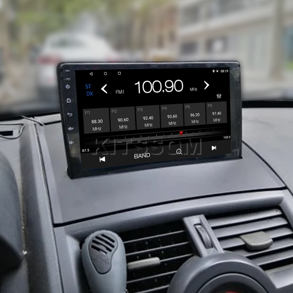 Multimídia Renault Megane 2008 2009 2010 2011 V2 Carplay 9" 2002 2003 2004 2005 2006 2007-V2 CAR AUDIO-Kitssom