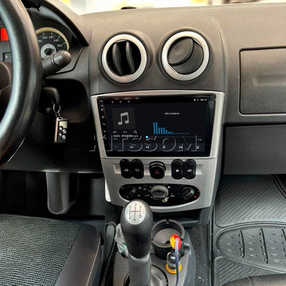 Central Multimidia Renault Logan Sandero 2008 09 10 11 12 V2 Carplay 9"