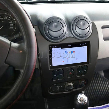 Multimídia Sandero Logan 2009 2010 2011 2012 2013 V2 Carplay 7" 2007 2008-V2 CAR AUDIO-Kitssom