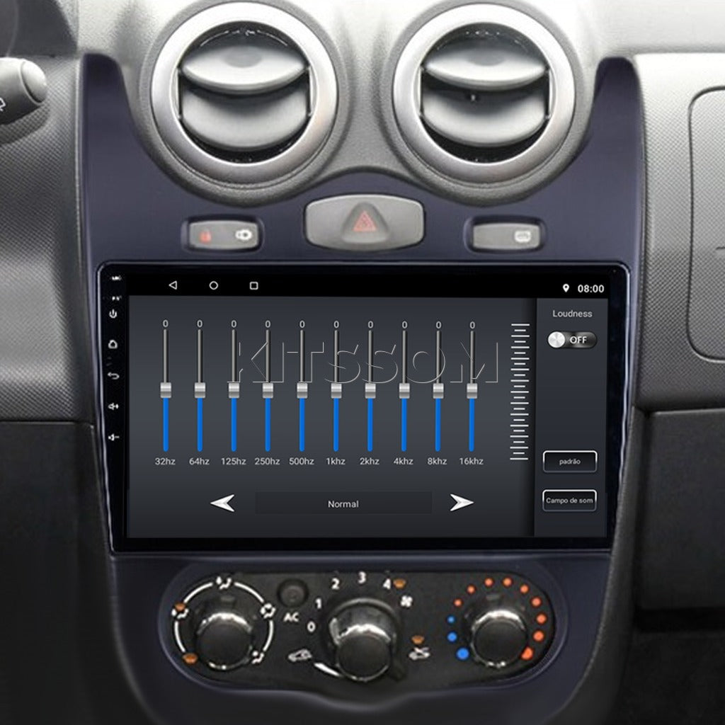Multimídia Renault Sandero Logan Duster 2011 2012 2013 2014 2015 V2 Carplay 9"