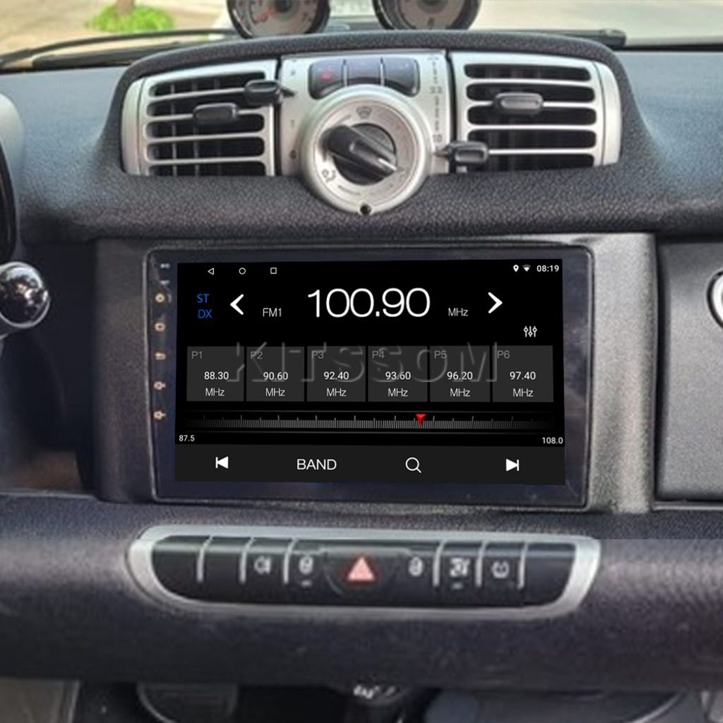 Multimídia Smart Fortwo 2011 2012 2013 2014 2015 V2 Carplay 9"-V2 CAR AUDIO-Kitssom