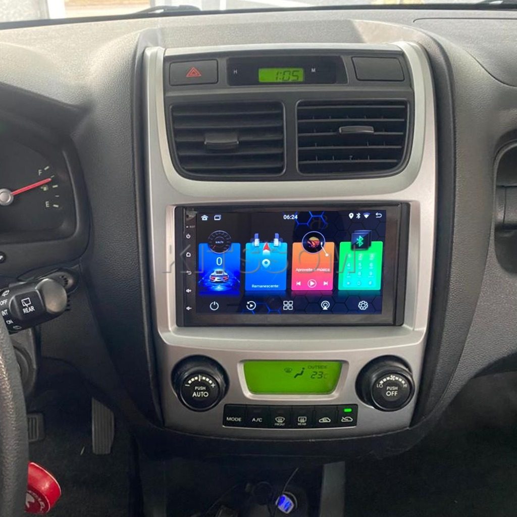 Multimídia Sportage 2006 2007 2008 2009 2010 V2 Carplay 7"-V2 CAR AUDIO-Kitssom