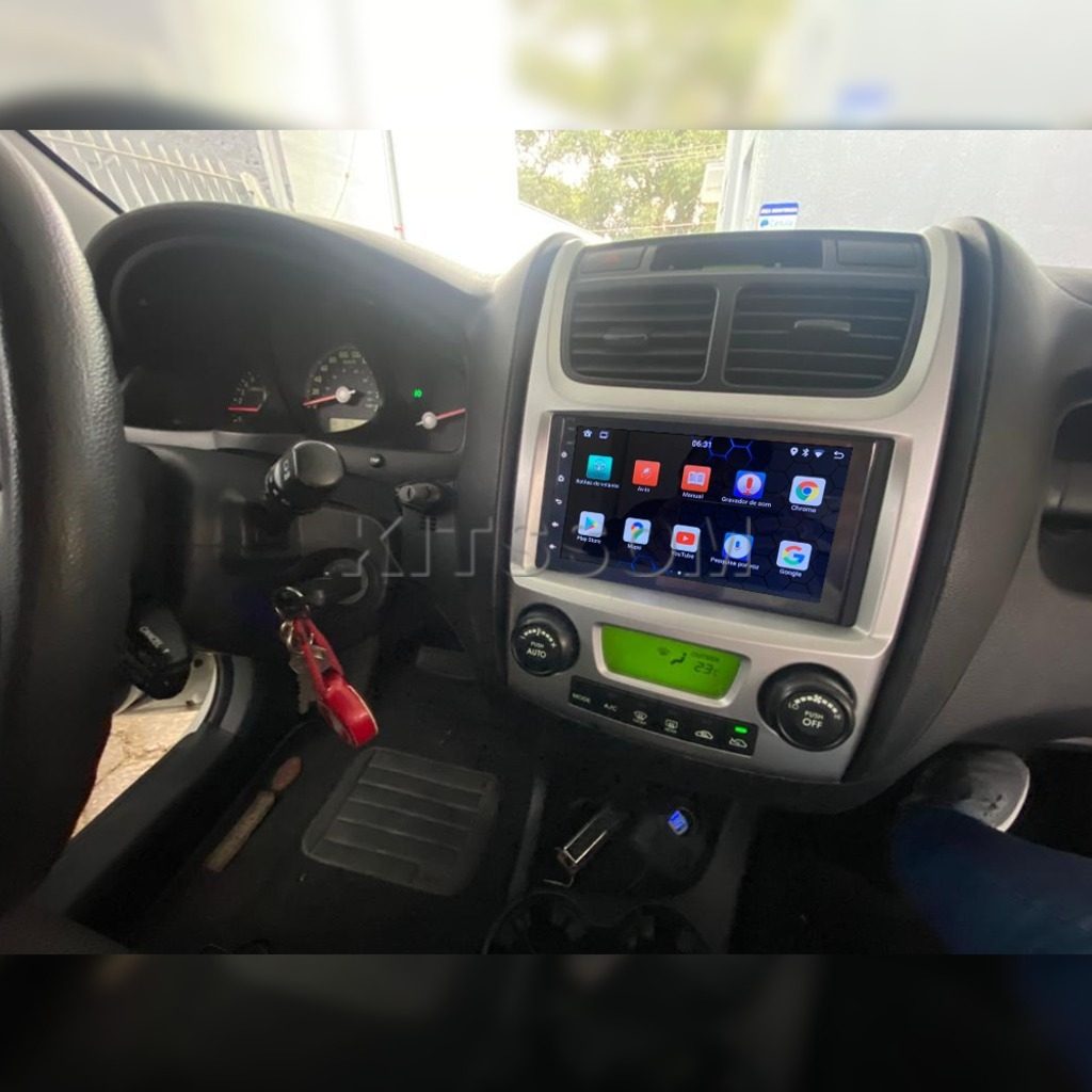 Multimídia Sportage 2006 2007 2008 2009 2010 V2 Carplay 7"-V2 CAR AUDIO-Kitssom