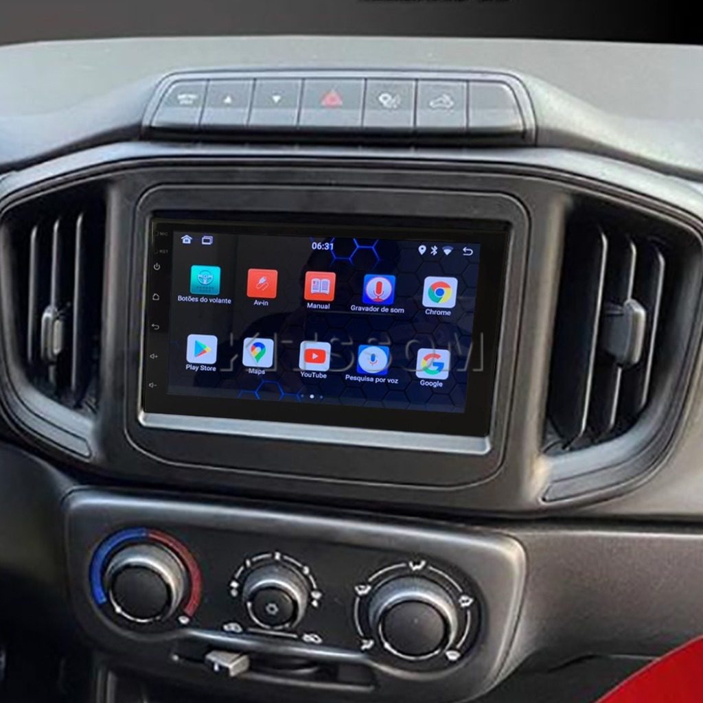 Multimídia Strada 2020 2021 2022 2023 V2 Carplay 7"-V2 CAR AUDIO-Kitssom