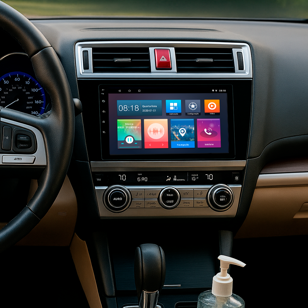 Multimidia Subaru Legacy 2014 2015 2016 2017 2018 V2 Carplay 9"