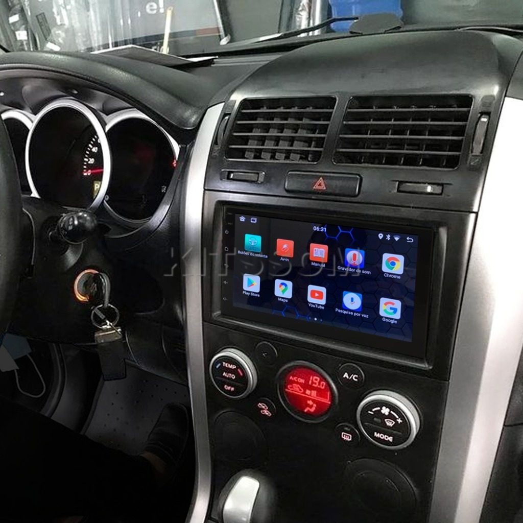 Multimídia Suzuki Vitara 2012 2013 2014 2015 2016 V2 Carplay 7" 2009 2010 2011-V2 CAR AUDIO-Kitssom