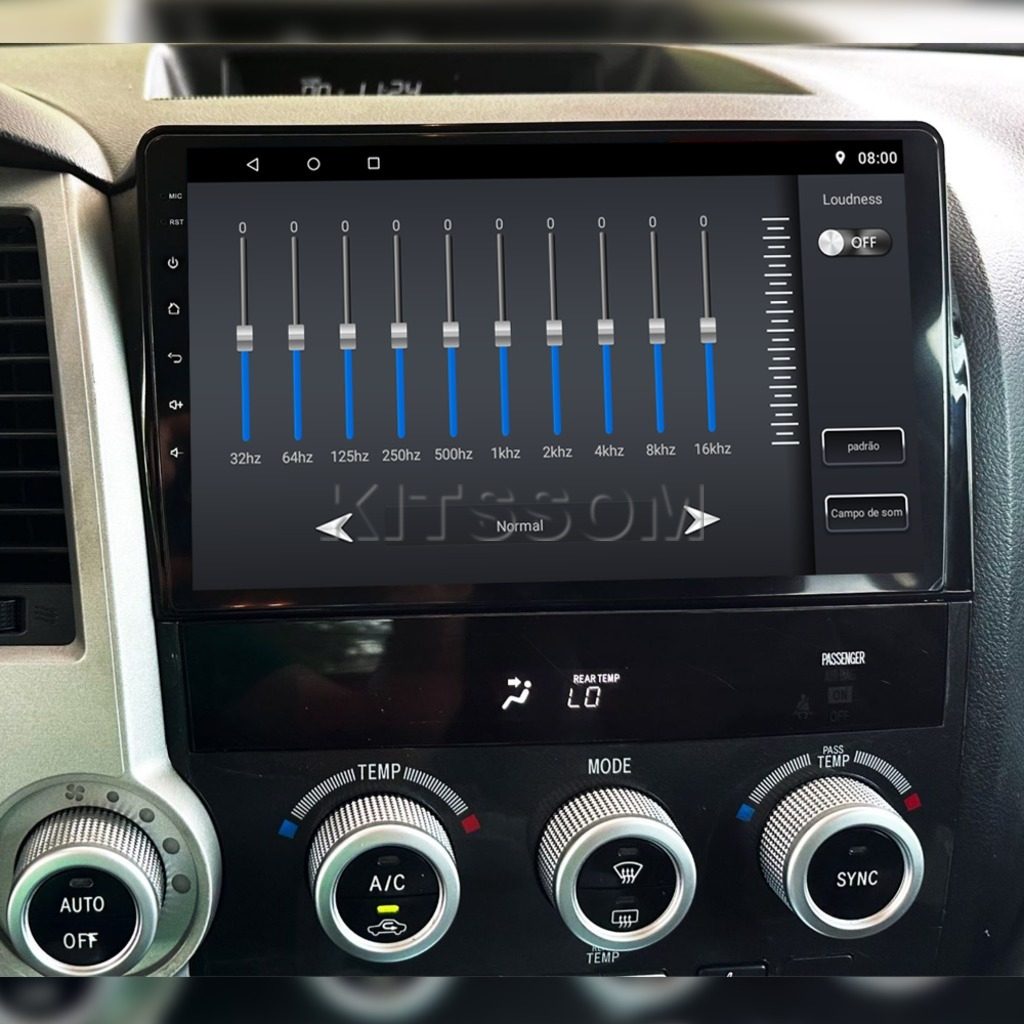 Multimídia Toyota Tundra 2009 2010 2011 2012 2013 V2 Carplay 9" 2007 2008-V2 CAR AUDIO-Kitssom