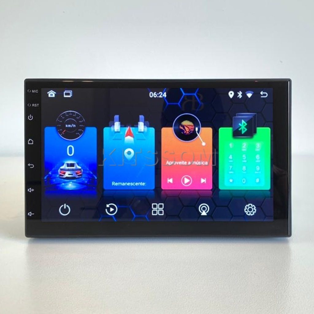 Multimídia Hilux SW4 2007 2008 2009 2010 2011 V2 Carplay 7" 2006-V2 CAR AUDIO-Kitssom