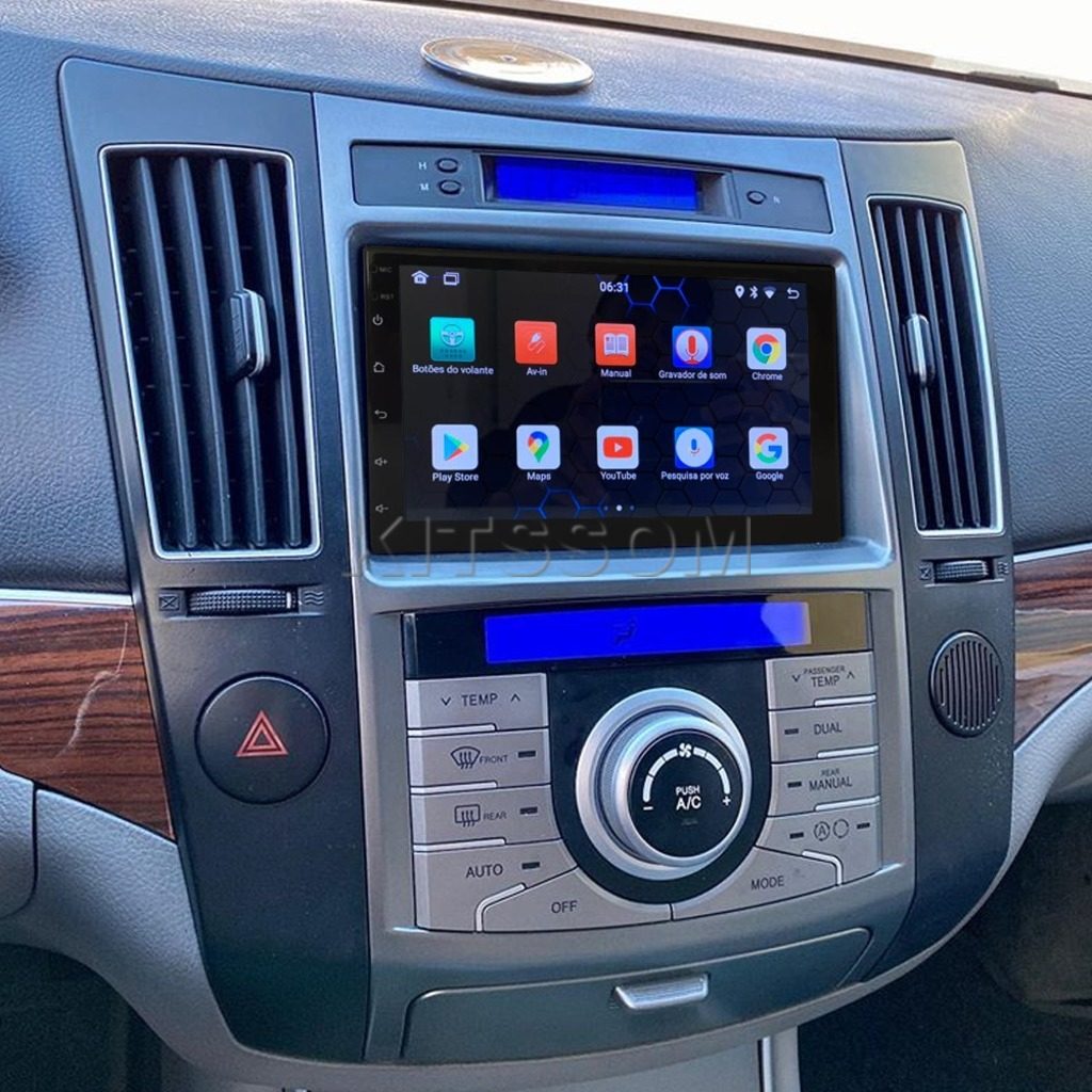 Multimídia Vera Cruz 2008 2009 2010 2011 2012 V2 Carplay 7" 2007-V2 CAR AUDIO-Kitssom