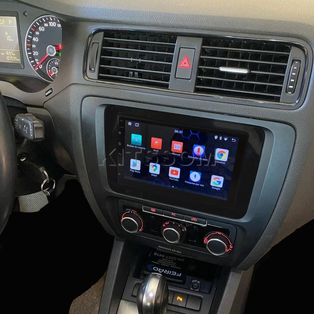 Multimídia Jetta 2013 2014 2015 2016 2017 2018 V2 Carplay 7" 2012-V2 CAR AUDIO-Kitssom