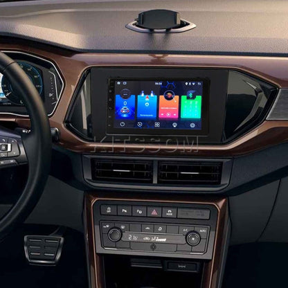 Multimídia Tcross 2018 2019 2020 2021 2023 V2 Carplay 7"-V2 CAR AUDIO-Kitssom