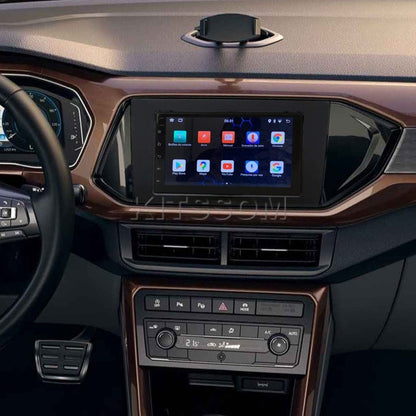 Multimídia Tcross 2018 2019 2020 2021 2023 V2 Carplay 7"-V2 CAR AUDIO-Kitssom