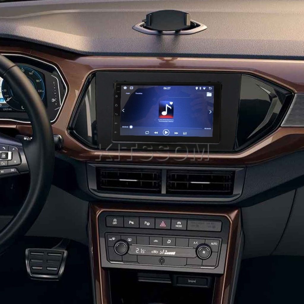 Multimídia Tcross 2018 2019 2020 2021 2023 V2 Carplay 7"-V2 CAR AUDIO-Kitssom