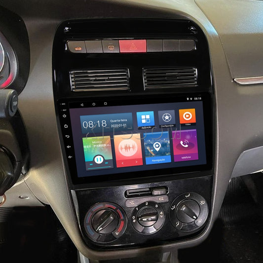 Central Multimidia Fiat Linea 2008 09 10 11 12 13 14 Carplay 9"