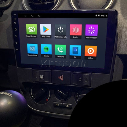 Multimídia Gol Parati G4 2005 06 07 08 09 V2 Carplay 9"-V2 CAR AUDIO-Kitssom